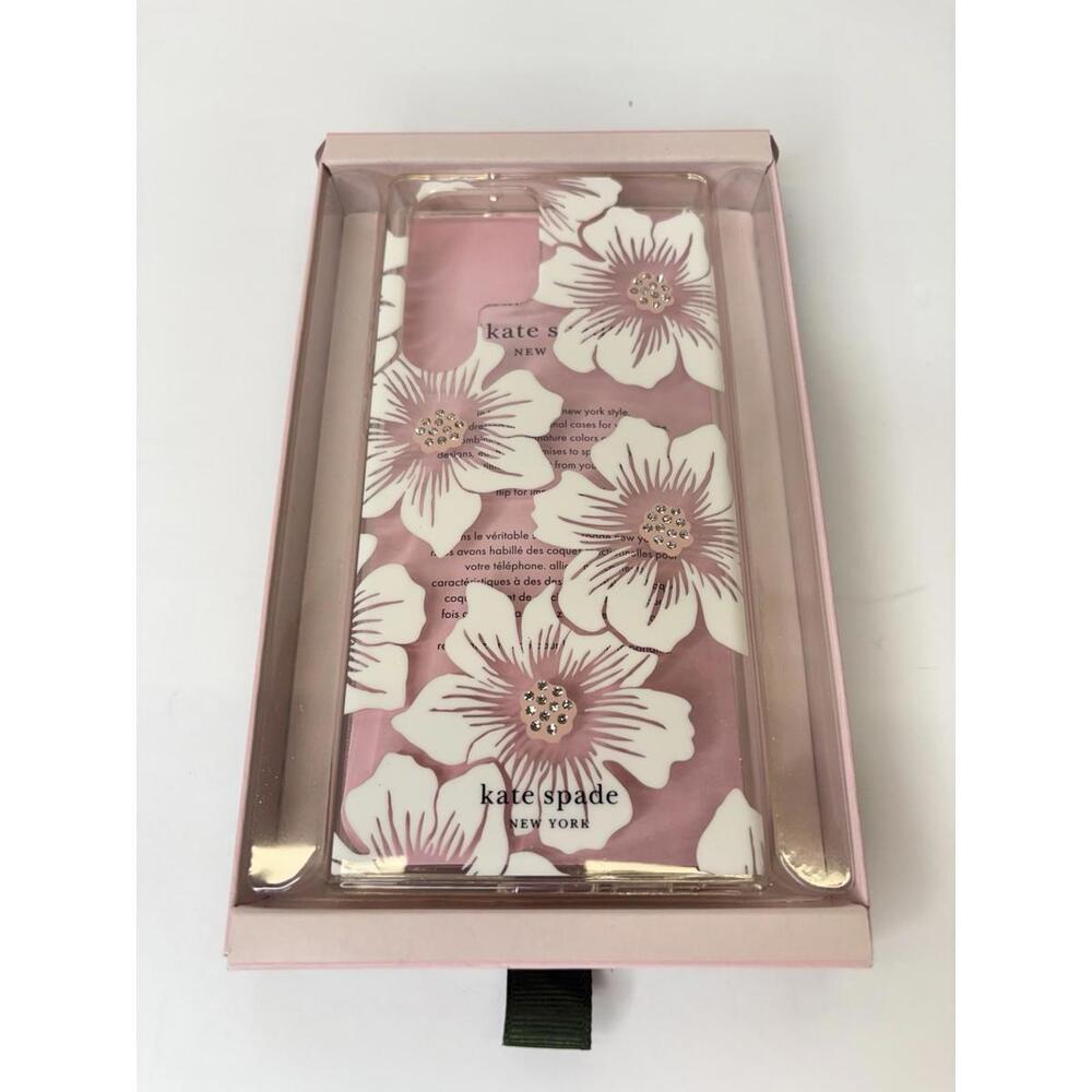 Kate Spade Hardshell Case for Samsung Galaxy S23+ Ultra Hollyhock Floral
